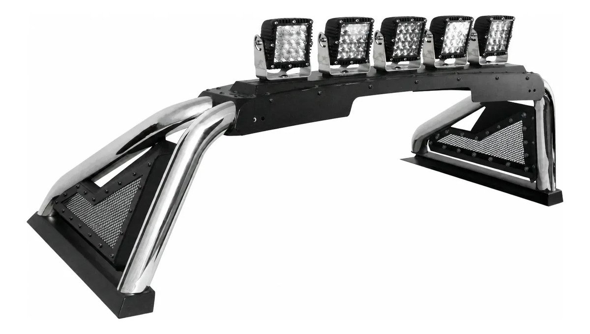 Sport Bar 2.0 Con Actuador Inox Para Ford F-150 2015-2024