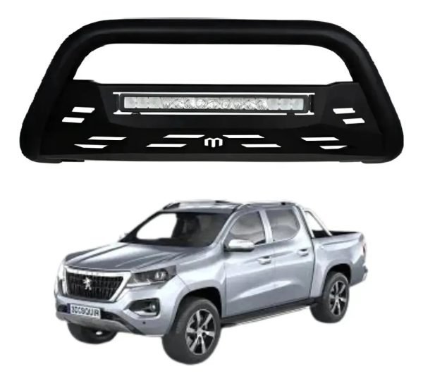Burrera Rage Barra Luz Led Para Peugeot Landtrek 2021-2026