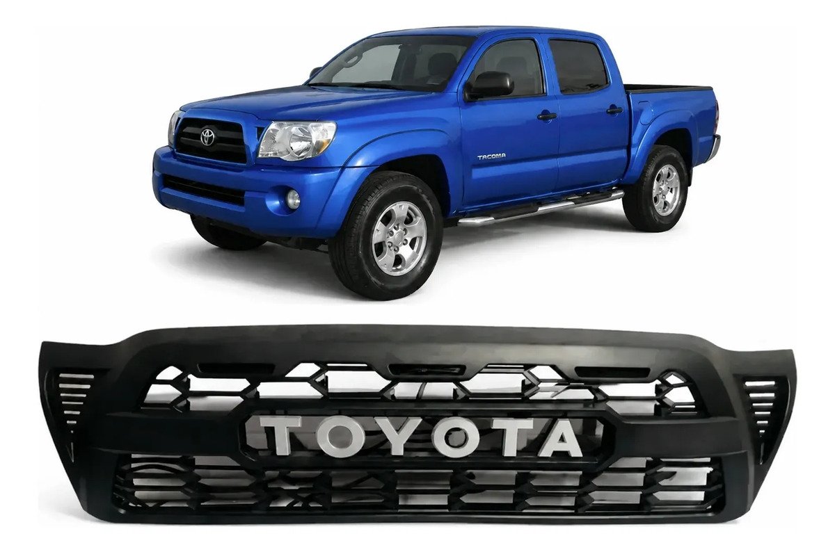 Parrilla Frontal Toyota Tacoma 2005-2011 Estilo Gr Led Ámbar
