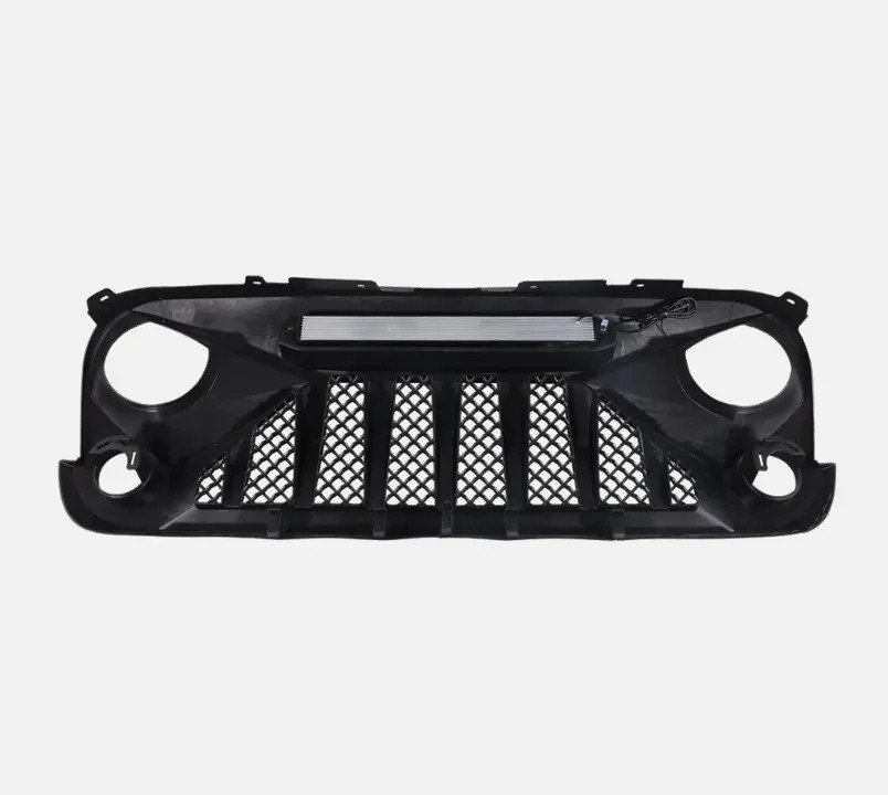 Parrilla Angry Enojado Barra Led Jeep Jk 2007-2017 - Imagen 2