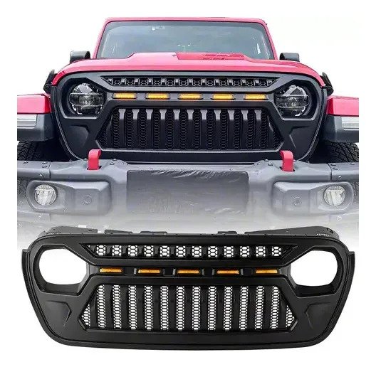 Parrilla Jeep Wrangler Jl 2018 - 2025 Gladiator C/led - Imagen 2