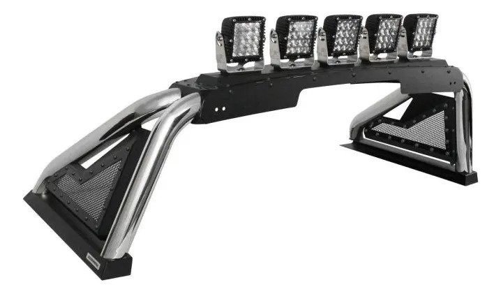 Sport Bar Con Actuador Inox Para Mitsubishi L200 2015 2024