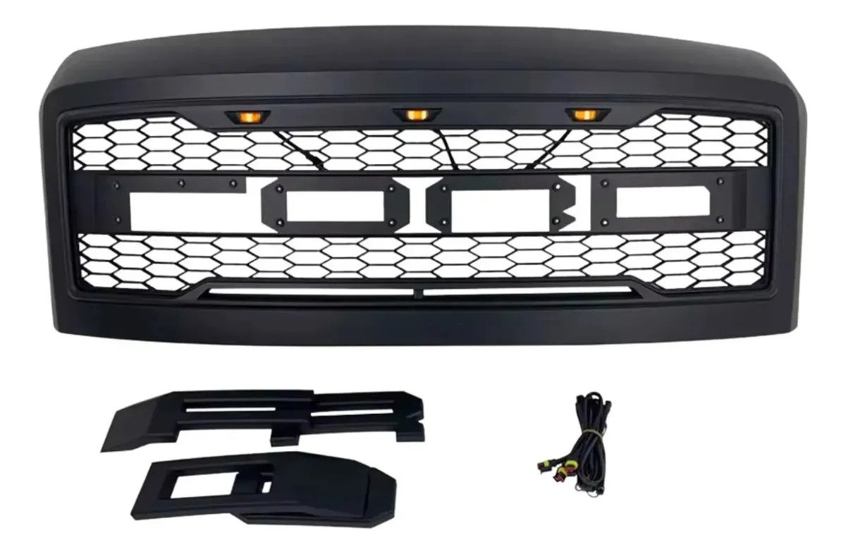 Parrilla Negra Para Ford F-250 2008-2010