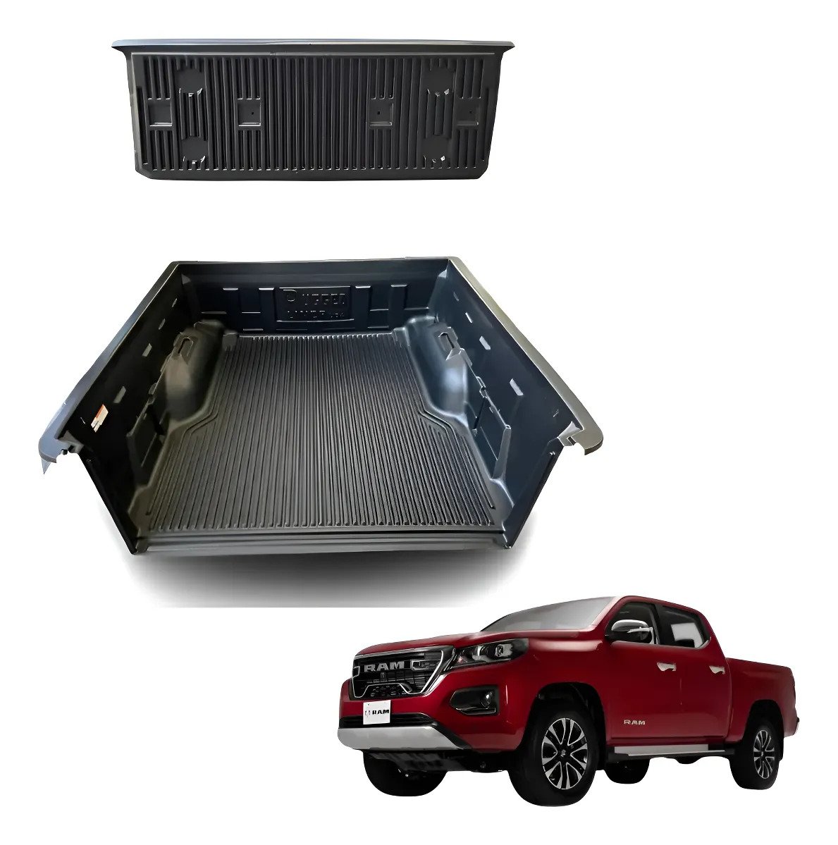 Protector de batea tipo tina Rugged Liner para Dodge Ram 1200 2024-2026