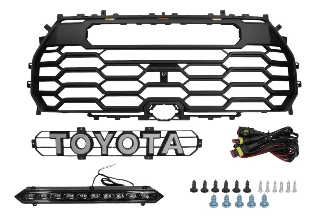 Parrilla Trd Con Led Para Toyota Tundra 2022-2025 - Imagen 3
