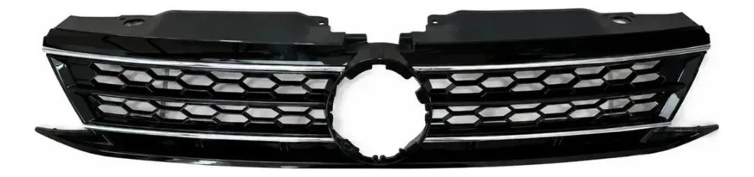 Parrilla Volkswagen Jetta Gli 2015 Al 2018 Negro Cromado Abs - Imagen 2
