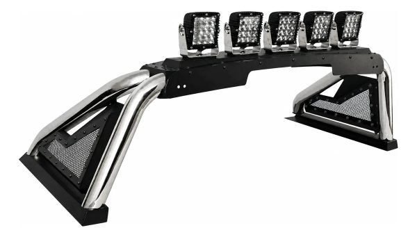 Sport Bar 2.0 Con Actuador Inox Para Chevrolet Silverado 2500/3500 2011-2019