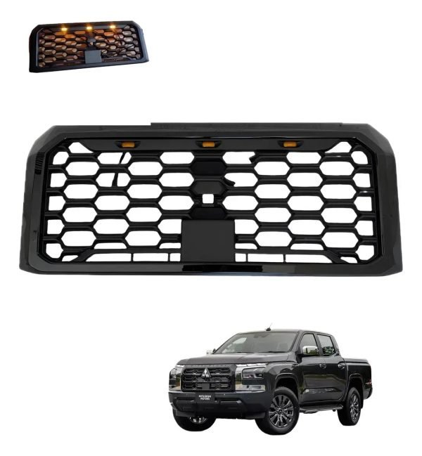 Parrilla Versión Lujo Con Led Para Mitsubishi L200 2026