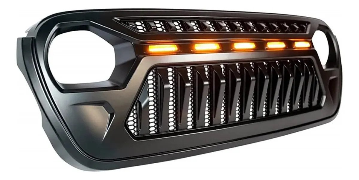 Parrilla Jeep Wrangler Jl 2018 - 2025 Gladiator C/led - Imagen 3