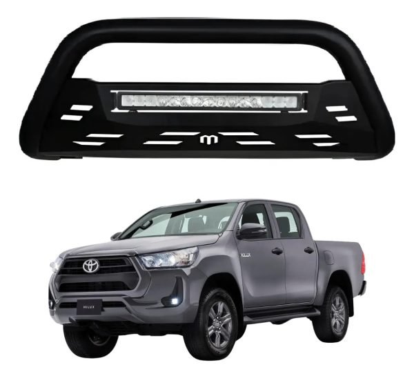 Burrera Rage Barra Luz Led Para Toyota Hilux 2016-2025